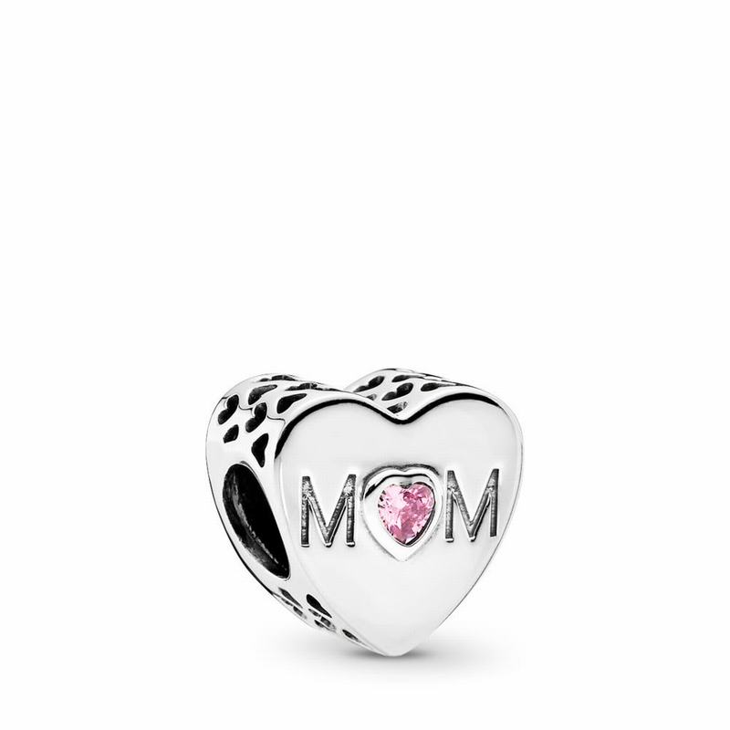 Pandora Mother Heart Charm Clearance NZ, Sterling Silver (380291-ZEI)